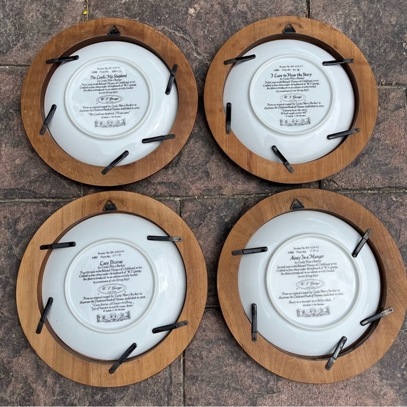 Vintage Plates & Frames. Love Divine, Story, Lord’s My Shepherd, Away in Manger - Picture 6 of 10